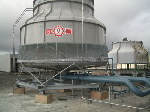 Tháp giải nhiệt được lắp đặt tại khu công nghiệp Bắc Ninh