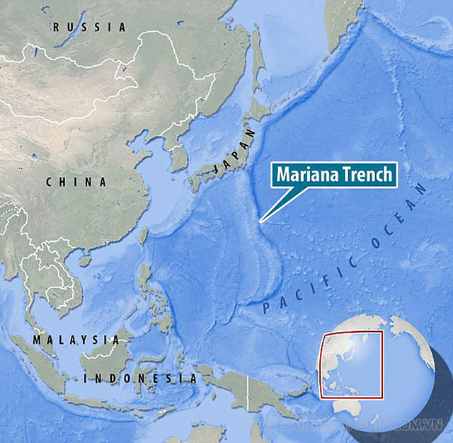 Rãnh Mariana - nơi có khe vực sâu nhất trên Trái Đất
