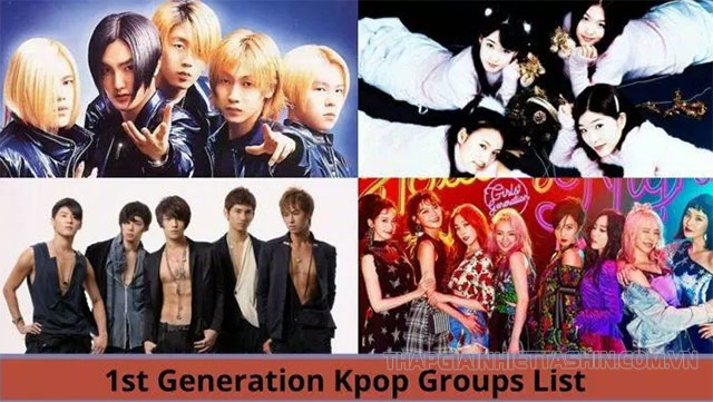 Visual Kpop thế hệ Gen 1 theo phong cách đơn giản